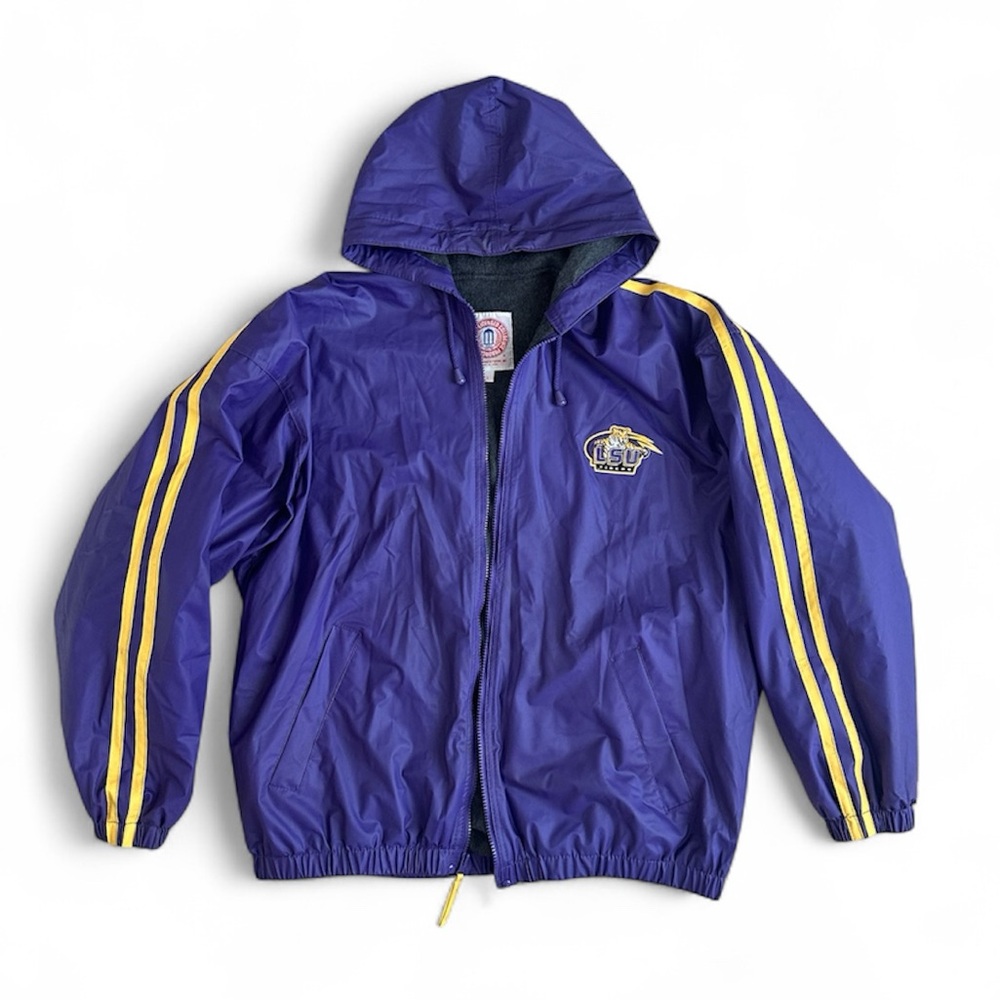 1995 vintage LSU Tigers zip-up jacket hoodie